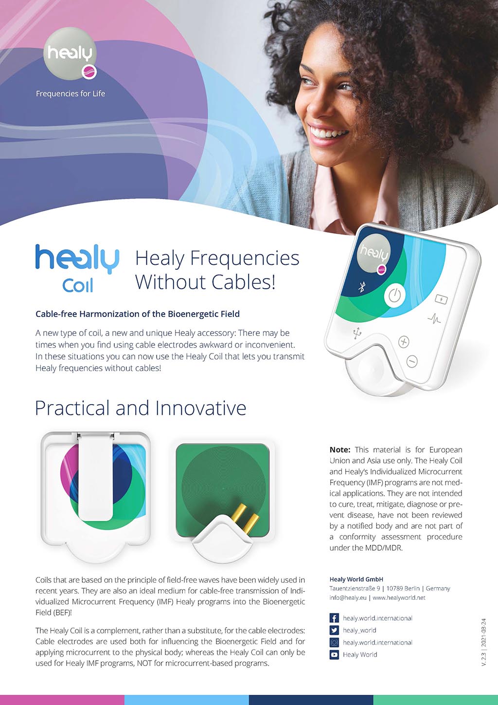 healy, Edition, Device, Unit, App, Module, healy coil brochure 1